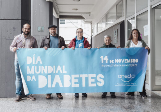 O Concello de Ribeira conmemora o Día Mundial da Diabetes xunto a Asociación Anedia